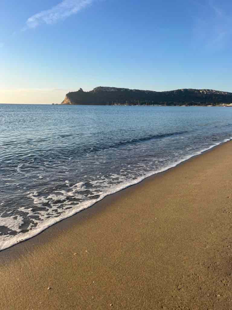 La spiaggia del Poetto di Cagliari