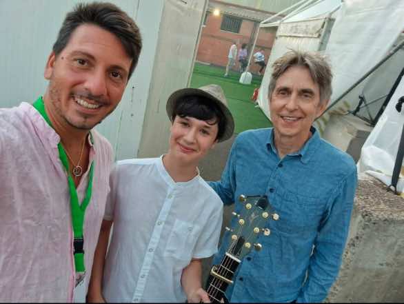 Andrea Valeri, Gabriele Chiesa (al centro), Eric Johnson