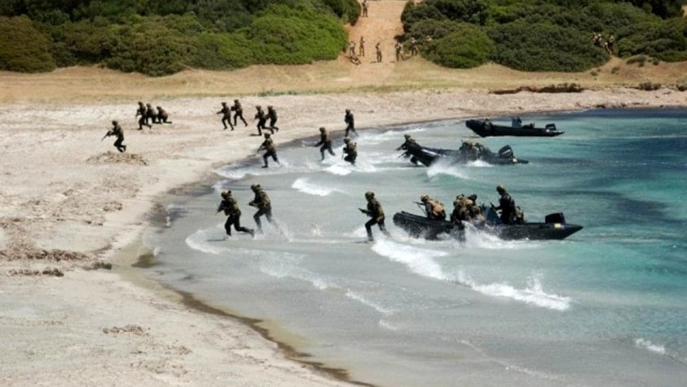 Un’esercitazione militare