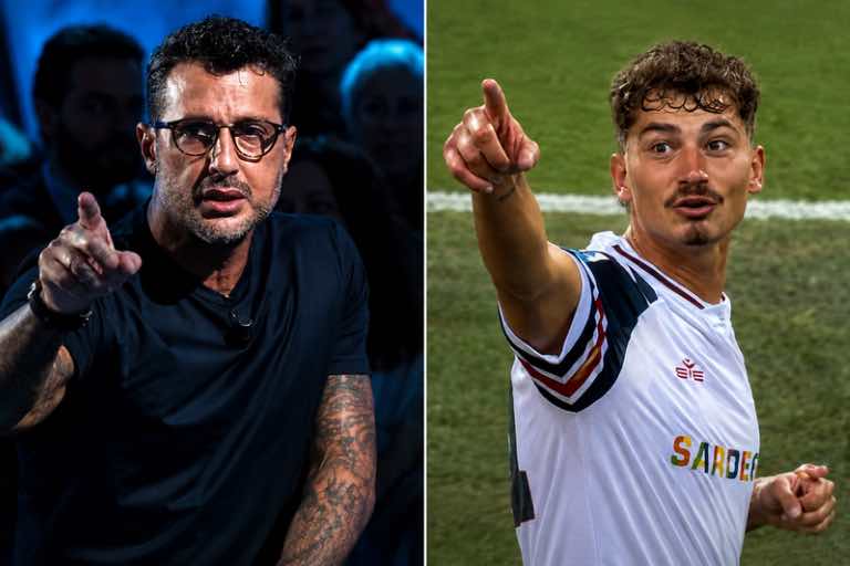 Fabrizio Corona e Sebastiano Esposito