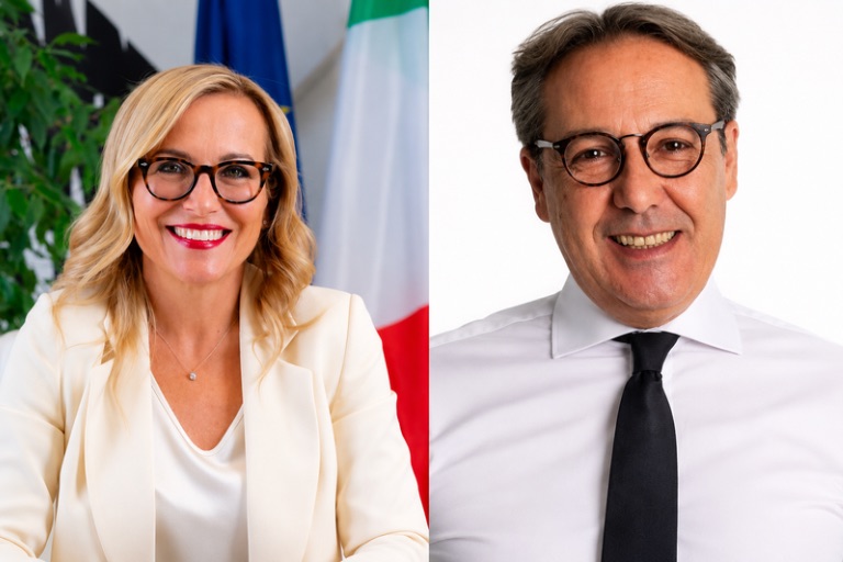L’assessora Giua Marassi e il consigliere Giuseppe Farris