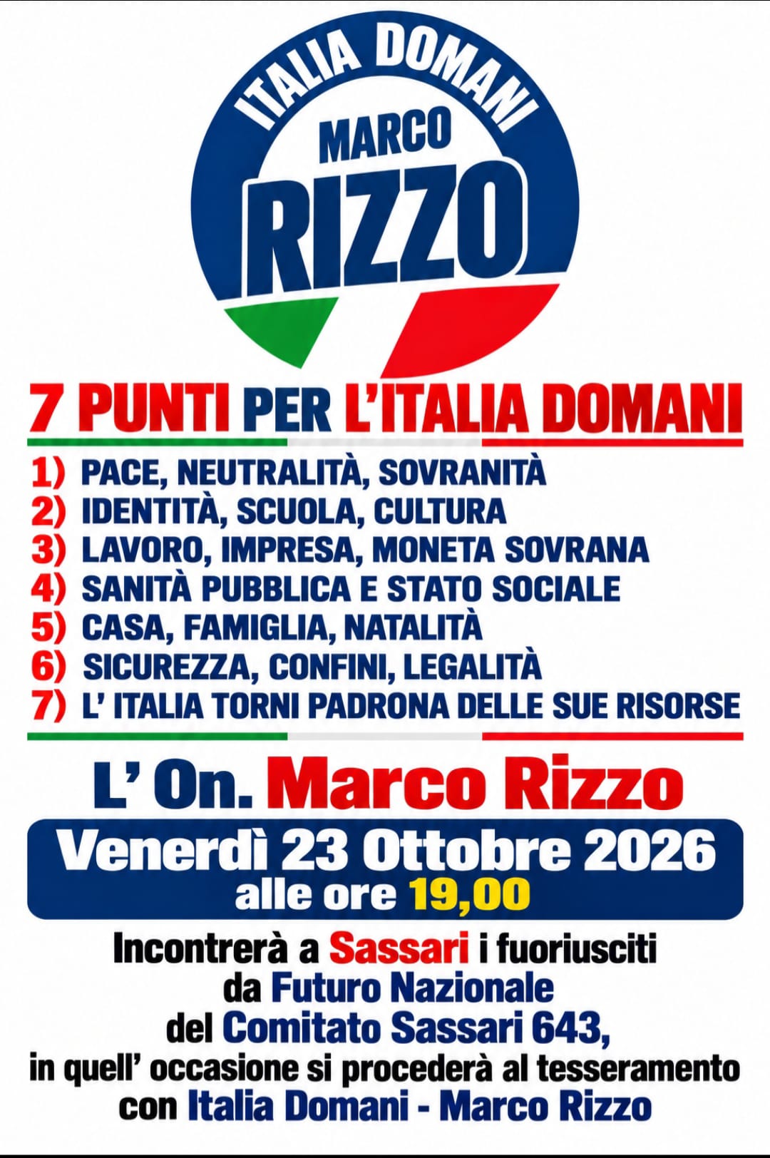 La locandina dell’evento