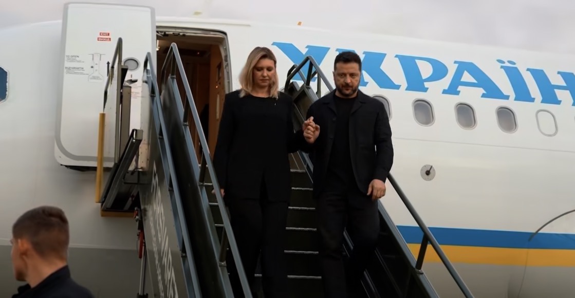 L’arrivo di Zelensky in Norvegia