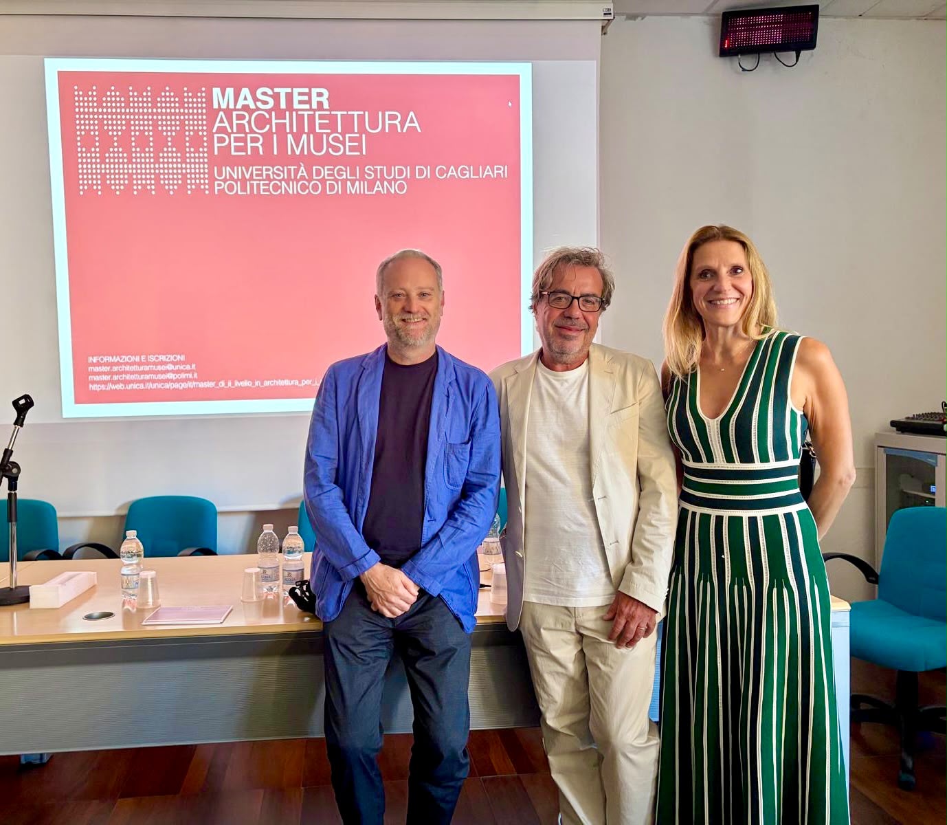 Un momento della presentazione del Master