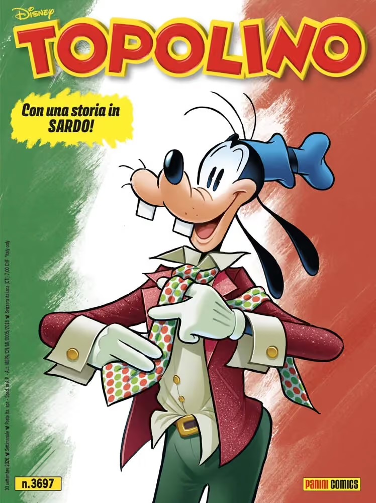 il numero di Topolino con una storia in sardo