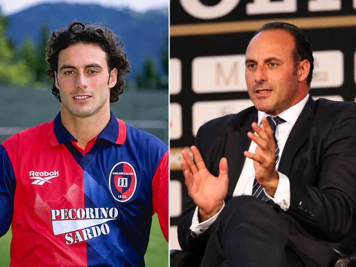 Ramon Vega ai tempi del Cagliari e oggi